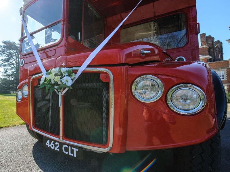 London Bus for Wedding Hire